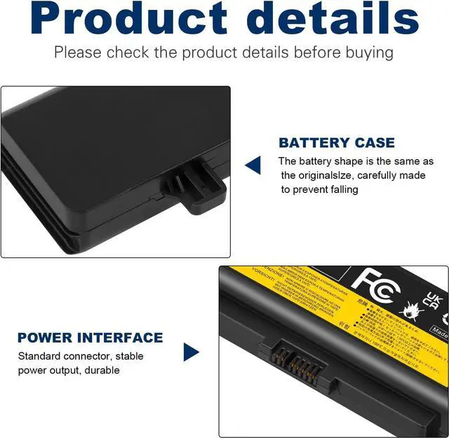Alt view image 3 of 7 - TREE.NB Laptop Battery for Lenovo ThinkPad IdeaPad G480 G585 Y480 IY485 Z580 G400