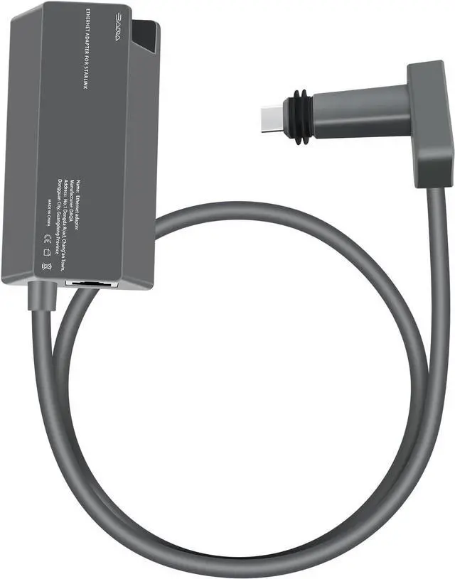 Main image of Compatible with Starlink Ethernet Adapter, for Starlink V2, Compatible with Starlink Internet Kit Satellite, for Starlink Adapter to RJ45 WiFi Router, Connection for Starlink Gen 2