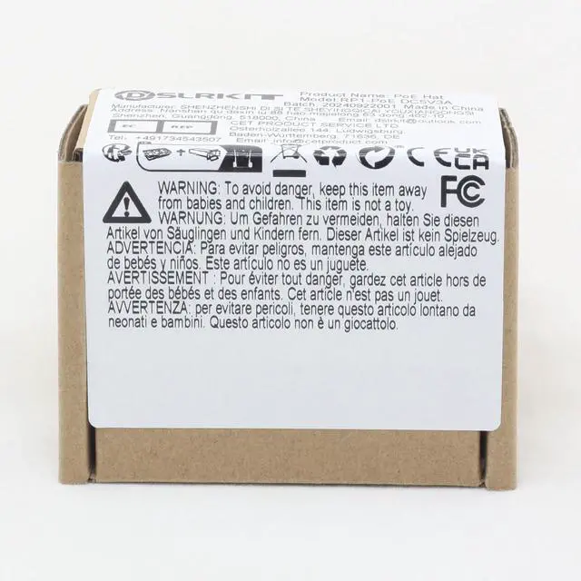 Alt view image 5 of 7 - Power Over Ethernet PoE HAT IEEE802.3af DC 5V 2.5A with 1.5KV Isolation for Raspberry Pi 4B 3B+ 3B Plus