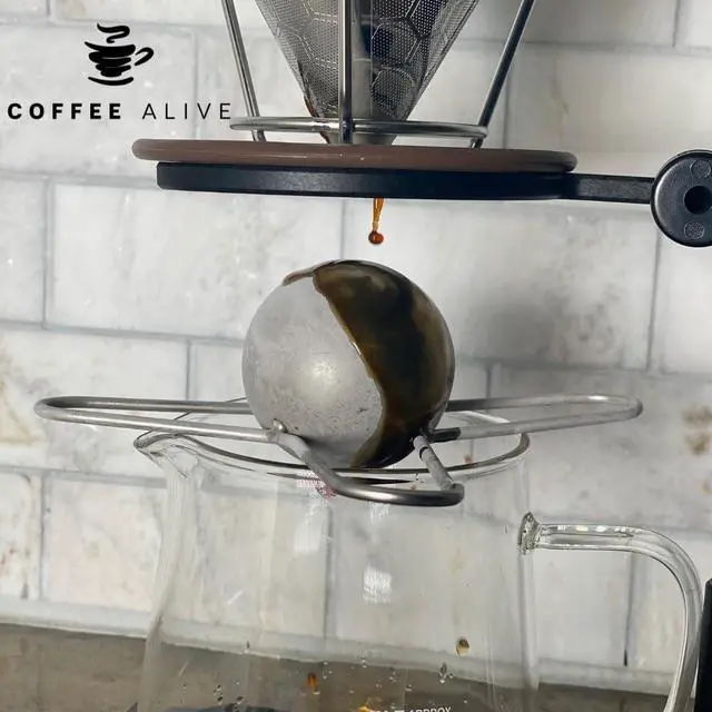 Alt view image 4 of 7 - Coffee Alive 50MM ball ideal for Pour Over: Blanching Tool to Enhance Your Pour Over with This Simple Tool