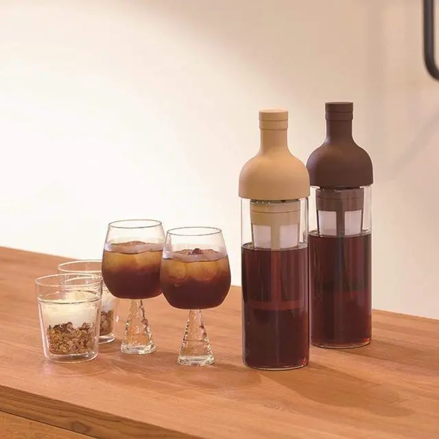 Alt view image 4 of 6 - Hario Cold Brew Coffee Wine Bottle, 650ml, Brown