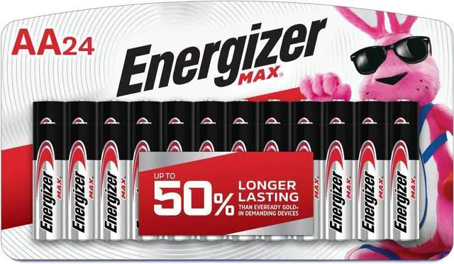 Main image of Energizer AA Batteries, MAX Double AA Battery Alkaline, 24 Count