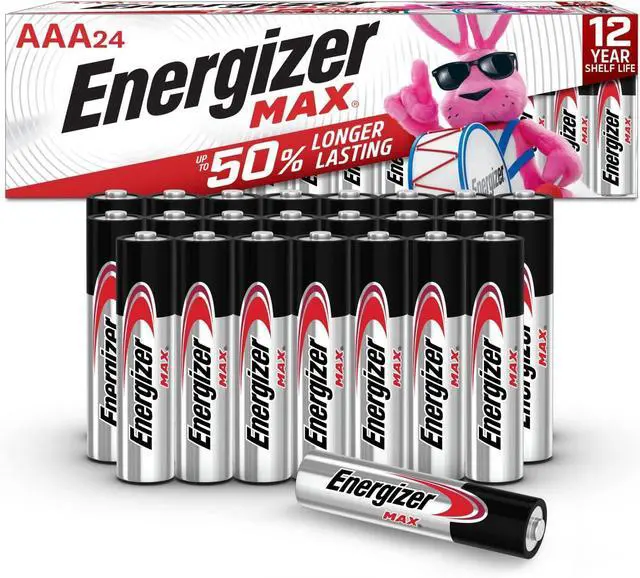 Main image of Energizer AAA Batteries, Max Triple A Max Battery Alkaline, 24 Count