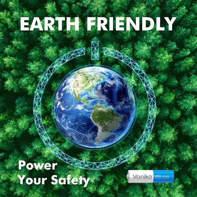 Alt view image 5 of 6 - Voniko - Premium Grade AA Batteries - (48 Pack) - Alkaline Double A Battery - Ultra Long-Lasting, Leakproof 1.5v Batteries - 10-Year Shelf Life