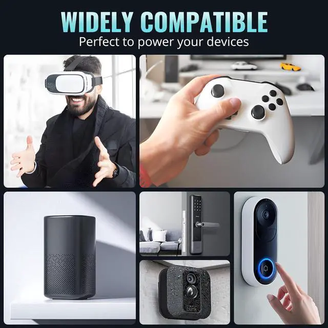 Alt view image 7 of 7 - POWEROWL Lithium Batteries AA High Capacity Long Lasting, 1.5V Double A Battery for High-Tech Devices - 8 Pack