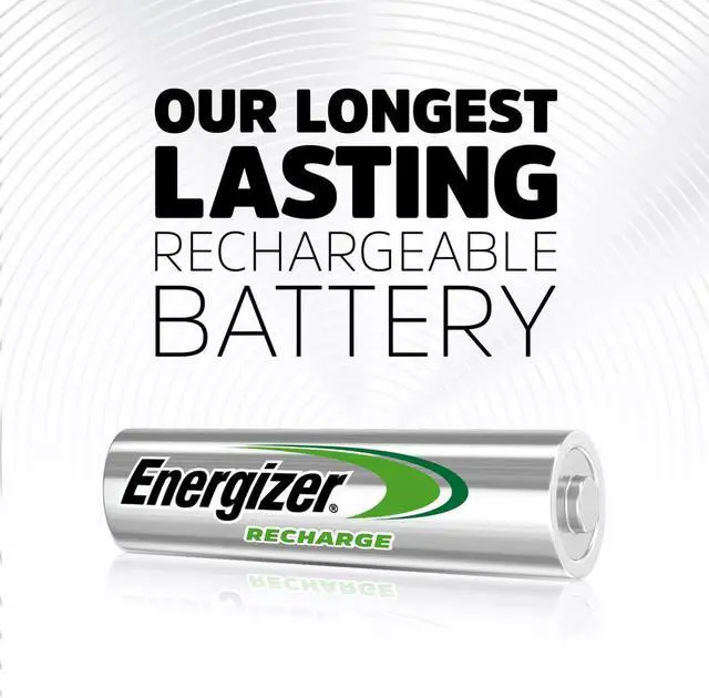 Alt view image 3 of 7 - Energizer Power Plus Rechargeable AA Batteries (8 Pack), Double A Batteries