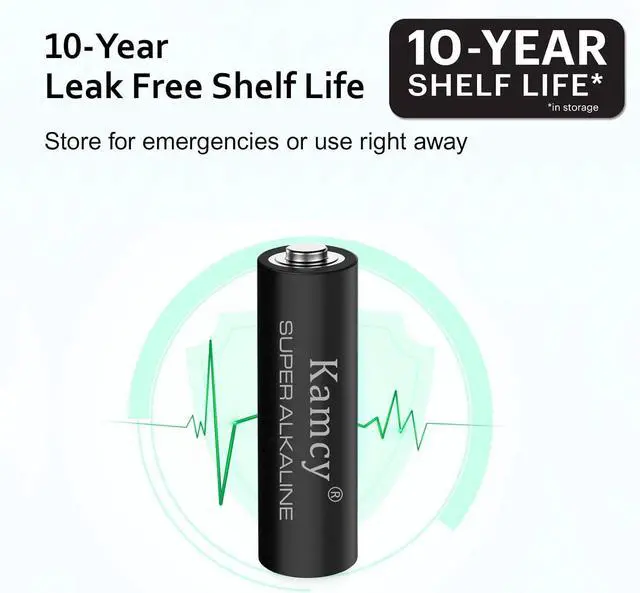 Alt view image 5 of 7 - Premium AA Batteries 100 Pack - Alkaline Double A Battery - Ultra Long-Lasting, Leakproof 1.5V LR06 AA Batteries, High-Performance Household Batteries - 10-Year Shelf Life