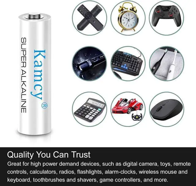 Alt view image 3 of 7 - AAA Batteries 100 Pack  1400mAh, Triple AAA Alkaline Batteries 1.5V, Long Lasting, Leakproof, High-Performance Single Use Battery