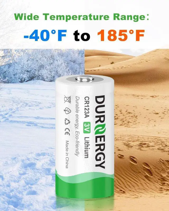 Alt view image 4 of 6 - CR123A Lithium Batteries 16 Pack 3 Volt 123A Battery with 10 Year Shelf Life High Power for Flashlights Compatible with CR17335 CR17345