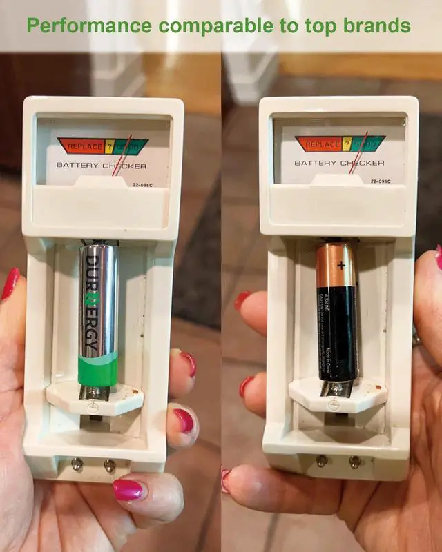 Alt view image 4 of 7 - DURNERGY AA and AAA Batteries Combo Pack, 100 Count 50 AA and 50 AAA, Alkaline 1.5V Batteries, 10 Year Shelf Life, for Remote Controls, Toys, Flashlights, Clocks, Compatible with A76, LR6, LR03