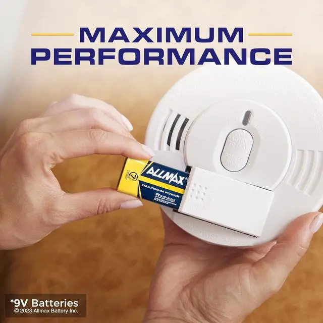 Alt view image 6 of 6 - Allmax 9V Maximum Power Alkaline Batteries (48 Count)  Ultra Long-Lasting, Leakproof Design, 7-Year Shelf Life, Maximum Performance (9 Volt)