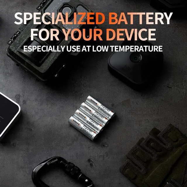 Alt view image 6 of 6 - NINMAX® Lithium AA Batteries 12 Pack, 3500mAh 1.5V Longest Lasting Bulk Pack Double A Battery for High-Drain DevicesNon-Rechargeable