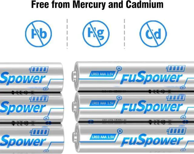 Alt view image 4 of 7 - AAA Batteries 60-Pack, 10 Years Shelf Life, 1200mAh AAA Batteries 1.5 Volt LR03 Alkaline Battery