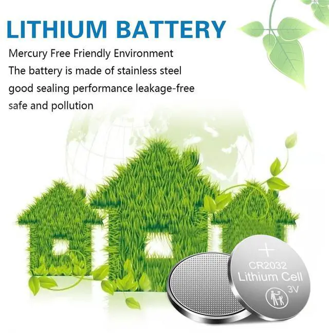 Alt view image 7 of 7 - CR2032 Lithium Battery 3 Volt Coin Button Cell 200 Pack