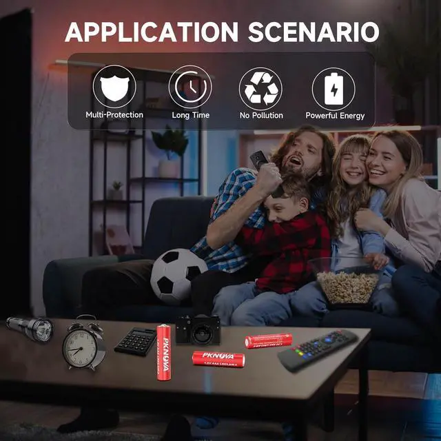 Alt view image 7 of 7 - AAA Battery, Triple A Battery 1.5V Alkaline for Household and Electronic Devices - 100 Pack LR03 Battery