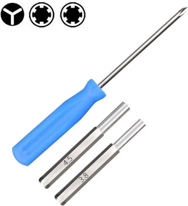 Alt view image 5 of 7 - CR1616 Button Cell Battery, 5 Pack CR1616 Batteries with Tabs Bundled with 3.8 mm & 4.5 mm Security Screwdriver Tool Set for GameBoy Color and GameBoy Advance Games - Batteries Individually Pack