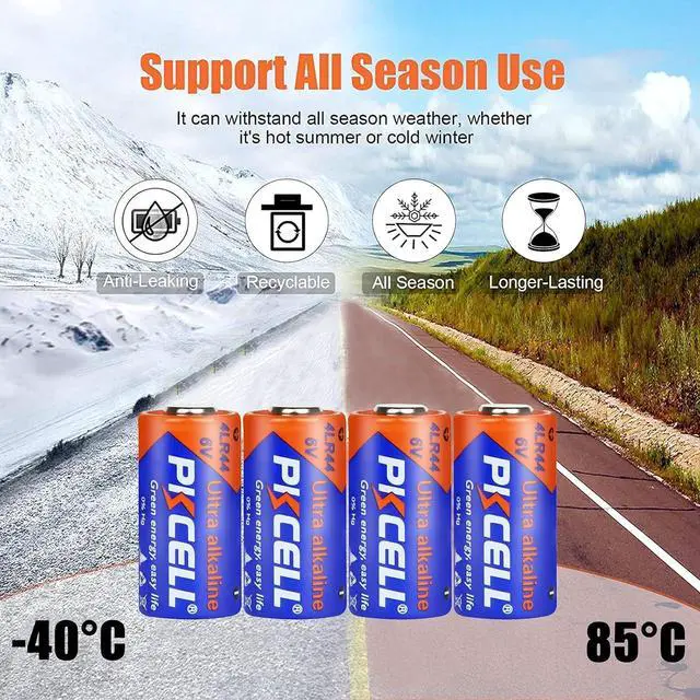 Alt view image 5 of 6 - PKCELL 20 Pack 4LR44 Batteries, 6V Alkaline Battery for Dog Receiver Collar, Compatible with PX28A 476A A544 K28A L1325 Battery