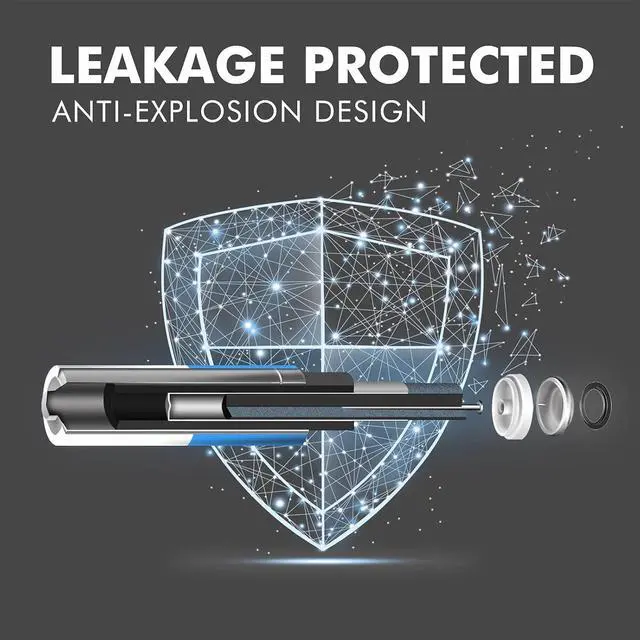 Alt view image 2 of 6 - Voniko - Premium Grade AA Batteries - (200 Pack) - Alkaline Double A Battery - Ultra Long-Lasting, Leakproof 1.5v Batteries - 10-Year Shelf Life