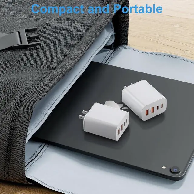 Alt view image 6 of 6 - USB C Charger Block 40W USB C Charger Cube 3 Pack Type C Chargers Block Fast Charging Plug Dual Port PD+QC Charging Cube for iPhone 16 15 14 13 12 11 Pro Max XS iPad Phone Tablet