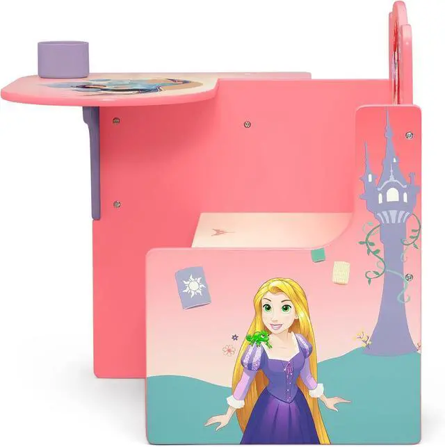 Alt view image 6 of 7 - Delta Children Chair Desk with Storage Bin, Disney Princess