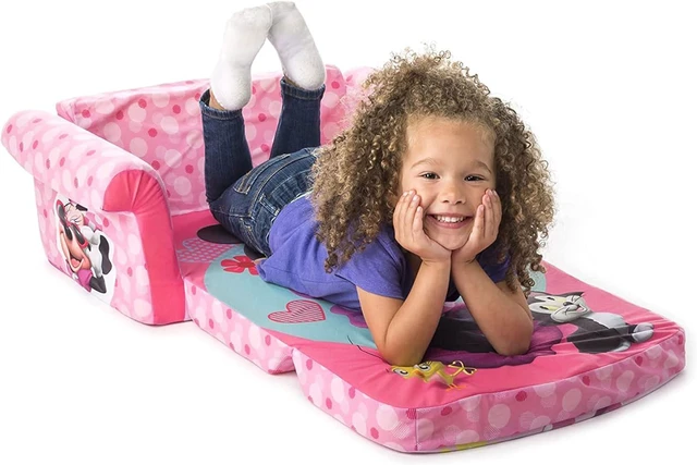 Alt view image 5 of 7 - Marshmallow Furniture, Children's 2 in 1 Flip Open Foam Sofa, Minnie Mouse, by Spin Master