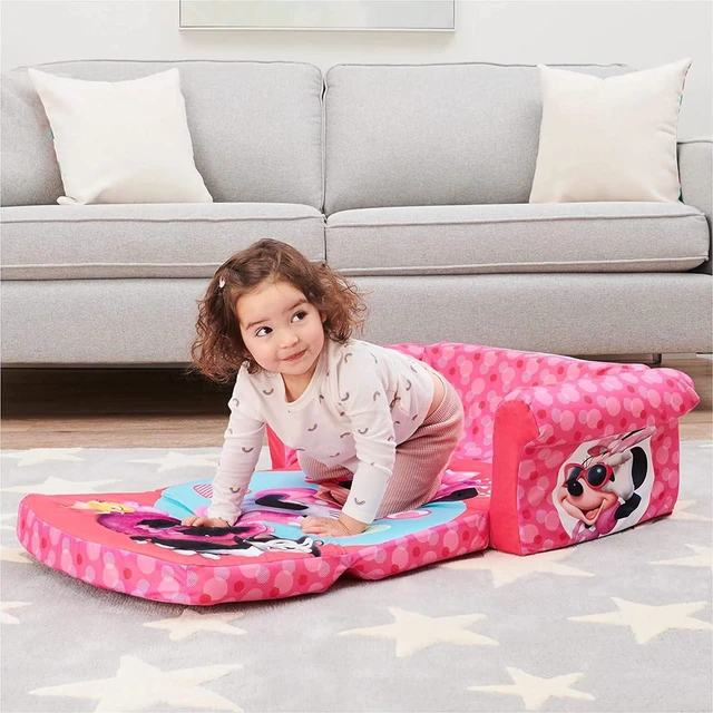 Alt view image 6 of 7 - Marshmallow Furniture, Children's 2 in 1 Flip Open Foam Sofa, Minnie Mouse, by Spin Master