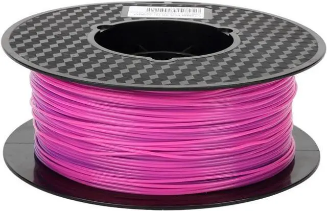 Alt view image 3 of 7 - CC3D Color Change PLA Filament Purple Blue to Pink PLA Filament 1.75 mm 1KG 3D Printer Filament 2.2LBS Spool Heat Temp Color Changing Filament with Temperature PLA