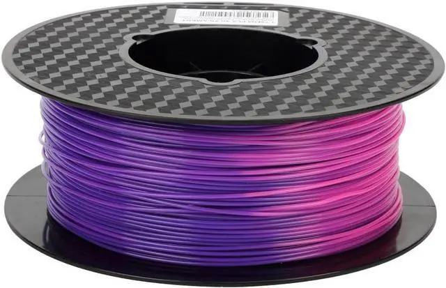 Main image of CC3D Color Change PLA Filament Purple Blue to Pink PLA Filament 1.75 mm 1KG 3D Printer Filament 2.2LBS Spool Heat Temp Color Changing Filament with Temperature PLA