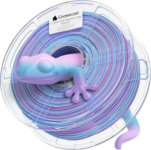 Main image of PLA Filament 1.75mm 1kg Rainbow Multicolor 3D Printer Filament - Unicorn PLA