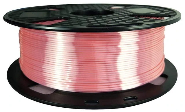 Alt view image 2 of 5 - CC3D Silk Pink PLA Filament 1.75 mm 1KG Spool 3D Printer Filament FDM 3D Printing Materials Silky Shiny Metallic Metal PLA Gold Pink Color