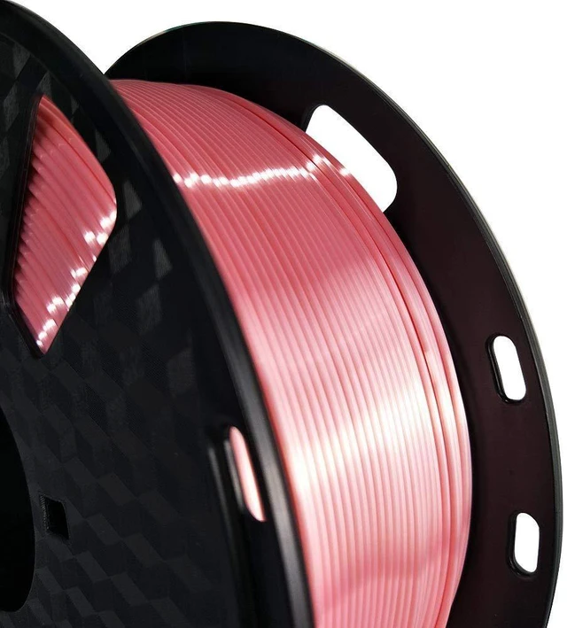Alt view image 4 of 5 - CC3D Silk Pink PLA Filament 1.75 mm 1KG Spool 3D Printer Filament FDM 3D Printing Materials Silky Shiny Metallic Metal PLA Gold Pink Color