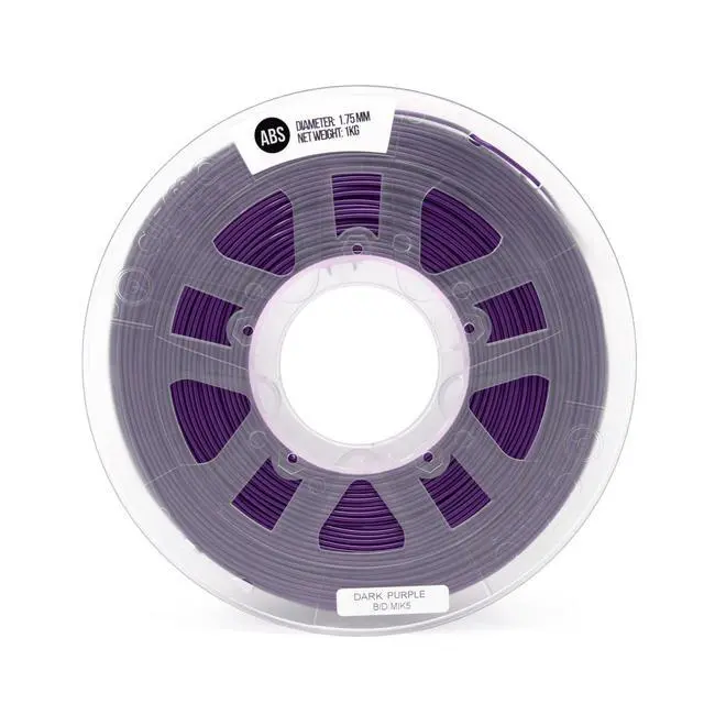 Alt view image 2 of 6 - Gizmo Dorks 3mm (2.85mm) ABS Filament 1kg / 2.2lb for 3D Printers, Dark Purple