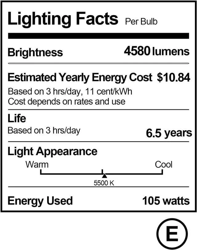 Alt view image 7 of 7 - EMART Full Spectrum Light Bulb, 105W Spiral CFL 5500k Daylight for Softbox Lighting Kit, Replacement Lamp for Photography Photo Video Studio, Household Use, Portrait Shooting -4PACK
