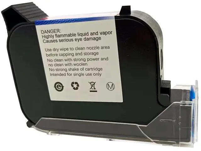 Main image of 42ML Inkjet Green Color Quick Dry Ink Cartridge Work for ZFM6 12.7mm/0.5inches Portable Handheld Printer Labeler