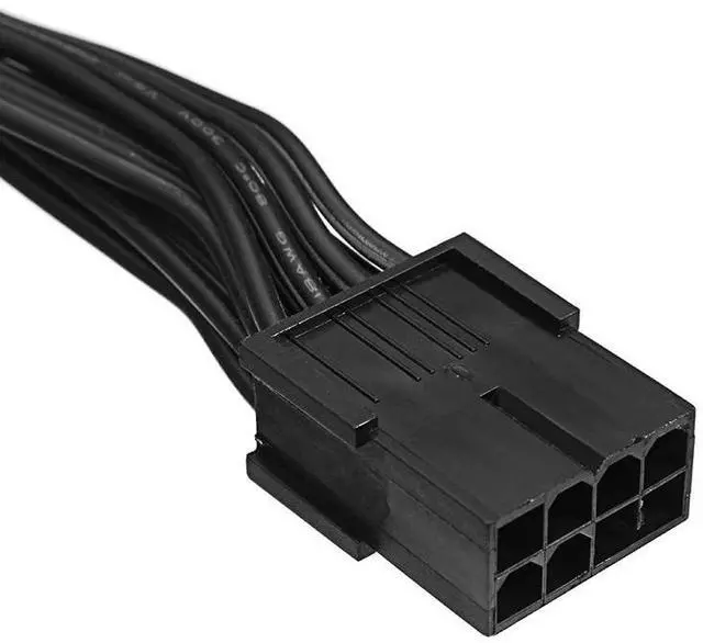 Alt view image 6 of 6 - BUCIER 20cm Graphics Card 8 Pin Female to 2*8P(6+2)pin Extention Power Cable Male PCIe PCI Express 4 Lines Cable Connector