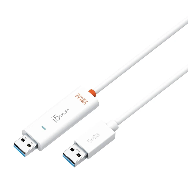 Alt view image 5 of 5 - j5create JUC500 Data, Keyboard, and Mouse Sharing/Transfer USB 3.0 Cable