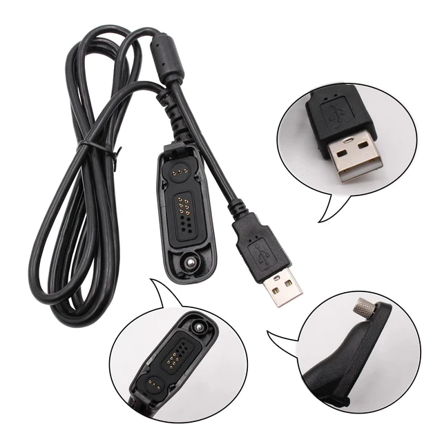 Alt view image 3 of 5 - Afadorable PMKN4012B Programming Cable Fit for Motorola Radio XPR7550e XPR7550 XPR6550 XPR7350 XPR6350 XPR7580 XPR6580 XPR7380 XPR6380 APX1000 APX4000 APX6000 APX7000