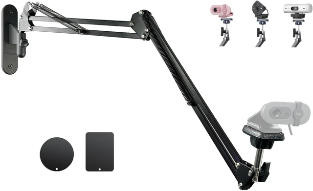 Main image of AceTaken Brio-101 Webcam Magnetic Wall Mount Holder Stand for Logitech Brio 100, Brio 300 301,Brio 500 501,C270,C310 webcams