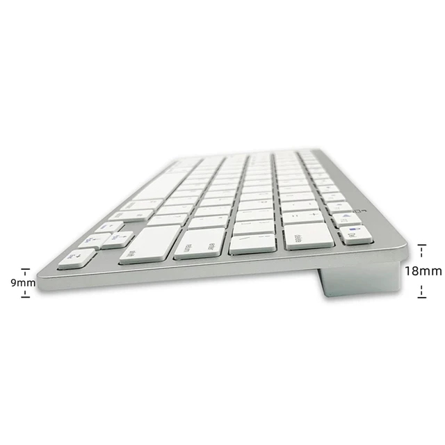 Alt view image 3 of 5 - JPYXKM Wireless Thai Keyboard, Minority Language Ultra Thin Lightweight Silent Bluetooth Keyboards for Laptop/Computer/Surface/Desktop/Smart TV (Thai)