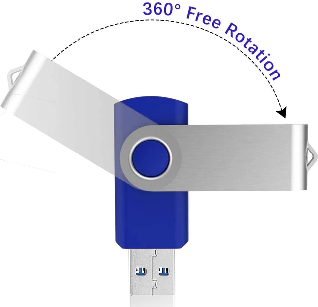 Alt view image 2 of 5 - TOPESEL 10 Pack 16GB USB 3.0 Flash Drive Memory Stick Thumb Drives Blank Zip Drives Flash Drives 16 GB Bulk(5 Mixed Colors: Black Blue Green Red Silver)
