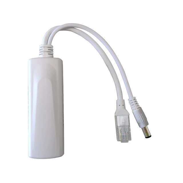 Alt view image 3 of 5 - 4-Pack Gigabit PoE Splitter Converter, 12V DC Output, IEEE 802.3 af/at Compliant, 10/100/1000Mbps, Plug 5.5mm x 2.1mm, for IP Camera, AP, WiFi Node, IP Phone and More, White