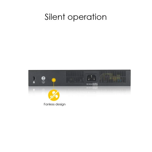 Alt view image 3 of 5 - Zyxel 8 Port Network Ethernet Switch ^^ Smart Managed ^^ PoE+ ^^ GS1920-8HPV2