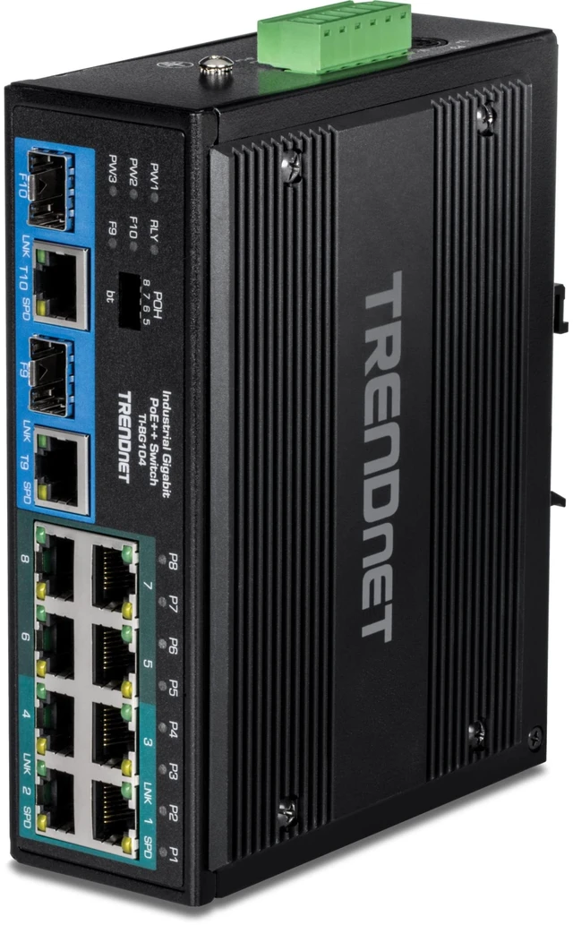 Main image of TRENDnet TI-BG104,10-Port Hardened Industrial Unmanaged