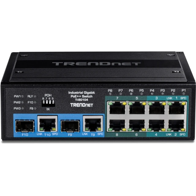 Alt view image 3 of 5 - TRENDnet TI-BG104,10-Port Hardened Industrial Unmanaged