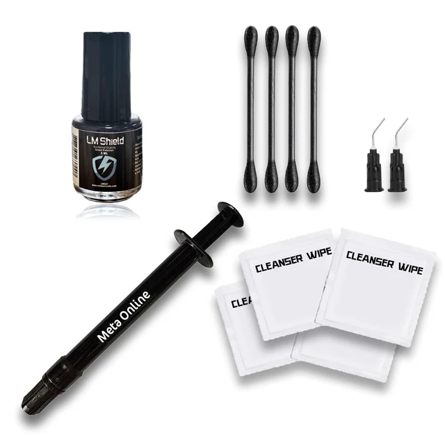 Alt view image 2 of 5 - PolarTronix Liquid Metal Thermal Paste(5 Gram) - Multiple Applications + Liquid Metal Shield (5ml) Bundle - for PS5, PC, CPU, GPU, Laptop Eco Pack and 5 ML Shield
