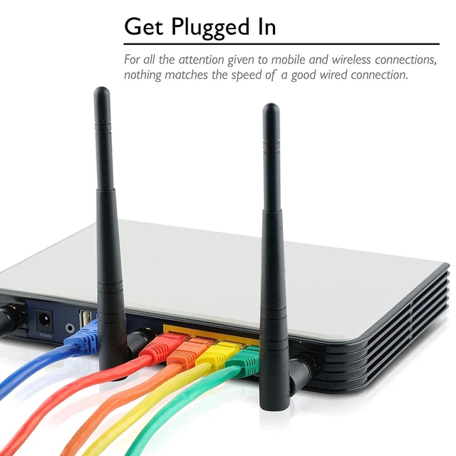 Alt view image 5 of 5 - GearIT 50-Pack, Cat5e Ethernet Patch Cable 3 Feet - Snagless RJ45 Computer LAN Network Cord, Black - Compatible with 48 Port Switch POE Rackmount 48port Gigabit