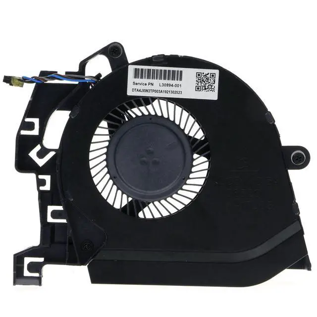 Alt view image 4 of 5 - CPU&GPU Cooling Fan Replacement for HP ZBook 15 G5 G6 L30894-001 L30895-001 L28713-001