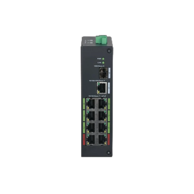 Alt view image 2 of 3 - EmpireTech 10-Port Unmanaged Switch with 8-Port ePoE, Layer-Two ePoE Switch, POE Switch EPOE-8CH