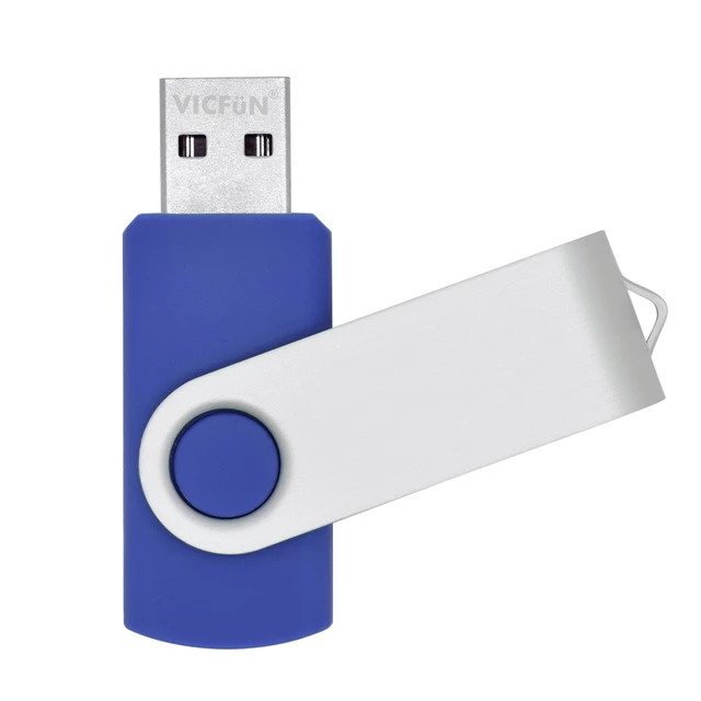 Alt view image 2 of 4 - VICFUN 10 Pack 1GB USB Flash Drive 1G USB Memory Stick USB 2.0 (Blue)
