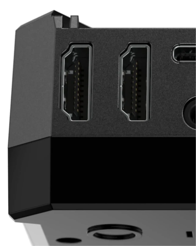 Alt view image 3 of 5 - Argon ONE M.2 Aluminum Case for Raspberry Pi 4 - SATA SSD Expansion, Fan